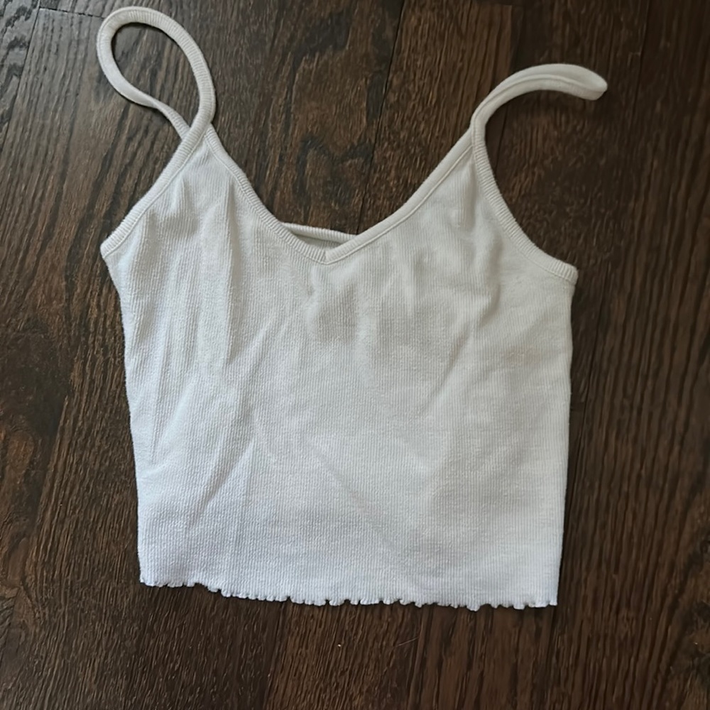 Pacsun White Crop